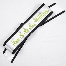 Celebration Sash Black Trim