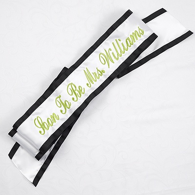Celebration Sash Black Trim