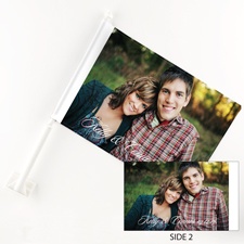 Portrait Personalized Photo Car Flag