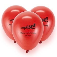 Red Custom Balloon