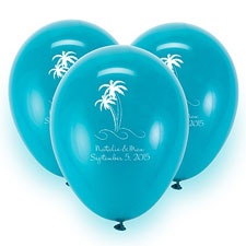 Teal Custom Balloon