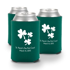 Dark Green Personalized Can Holder