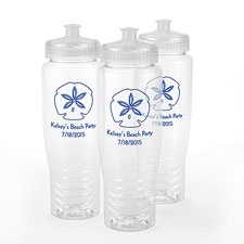 Clear Personalized Water Bottle
