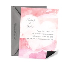 Artistic Heart Save the Date Magnet