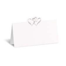 Two Hearts Place Card - Blank