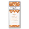 Sleek Chevron Layered Invitation