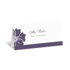 Floral Focus Place Card