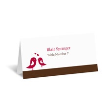 Bright Birds Place Card
