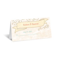 Vintage Promises Place Card