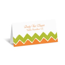 Fresh Chevron Place Card