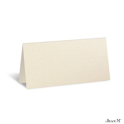 Ecru Shimmer Place Card - Blank
