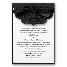 Elegant Accent Wedding Invitation