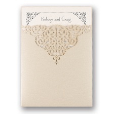 Elegant Precision Wedding Invitation