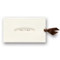 Beaded Frame Pocket Wedding Invitation