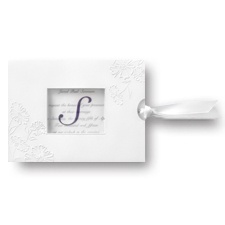 Fresh Daisies Wedding Invitation with Pocket