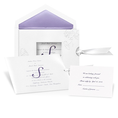 Fresh Daisies Pocket Wedding Invitation