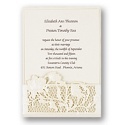 Rose Lattice Wedding Invitation
