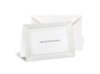 White Satin and Pearls Note Card and Envelope