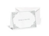 Silver Opulence Note Card and Envelope