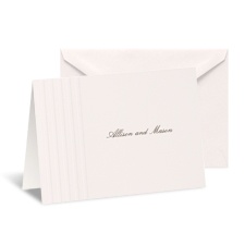 Pinstripe Pocket Note Card and Envelope