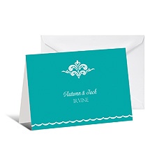 Lace Heart Note Card and Envelope