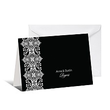 Sophisticated Lace Note Card and Envelope