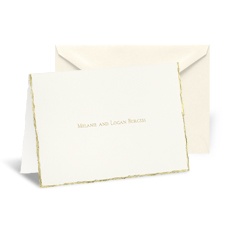 Gilded Edges Note Card and Envelope