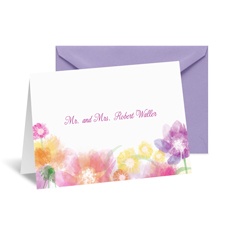 Pastel Posies Note Card and Envelope