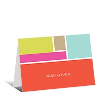 Color Blocks Note Card and Envelope
