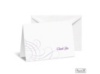 Swirling Filigree Note Card and Envelope - Grapevine