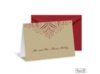 Mod Medallion Note Card and Envelope - Merlot