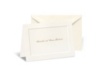 Ecru Classic Panel Note Card and Envelope