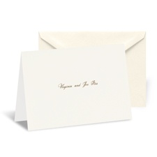 Ecru Note Card and Envelope