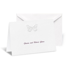 Beautiful Butterflies Note Card and Envelope