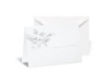 Silver Lovebirds Note Card and Envelope