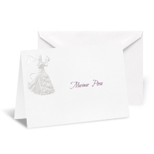 Rose Princess Note Card and Envelope