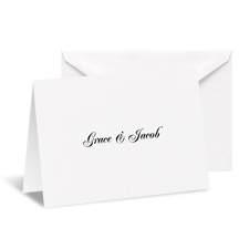 Lacy Damask Note Card and Envelope