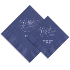 Navy Blue Napkins