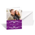 Flourish Frame Photo Thank You Card - Grapevine