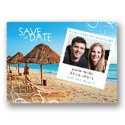 Tropical Shore Photo Save the Date