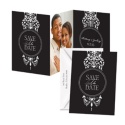 Dangling Damask Photo Save the Date