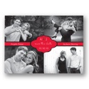 Colorful Band Photo Save the Date - Cherry