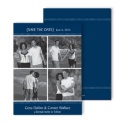 Delicate Dots Photo Save the Date - Midnight