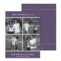 Delicate Dots Photo Save the Date - Raisin