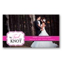 Tied the Knot Photo Marriage Announcement