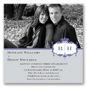 Stripes and Flourishes Photo Engagement Announcement