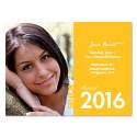 Picture Perfect Graduation Announcement - Marigold