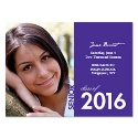 Picture Perfect Graduation Announcement - Purple
