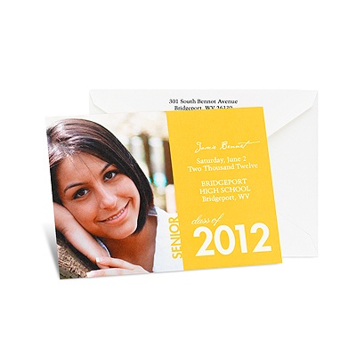 Picture Perfect Graduation Announcement - Marigold