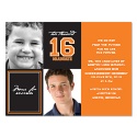 Past and Present Graduation Announcement - Poppy